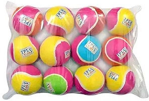 Multicolor Tenniss Ball pack of 12 Tennis Ball-image-25