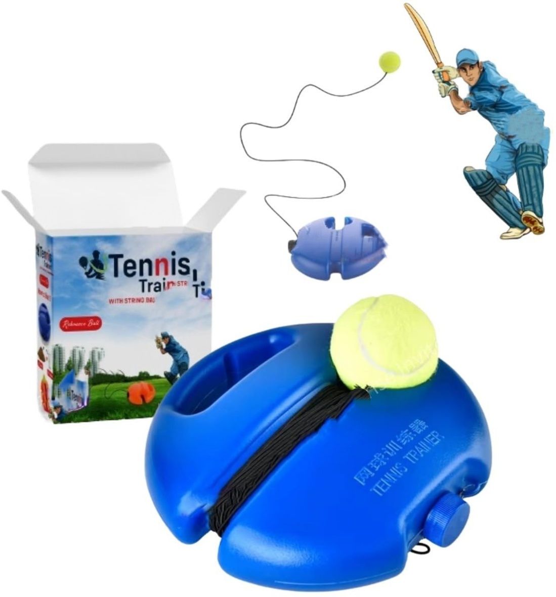 Solo Tennis Training Equipment for Self-Pracitce Tennis Kit Tennis Ball