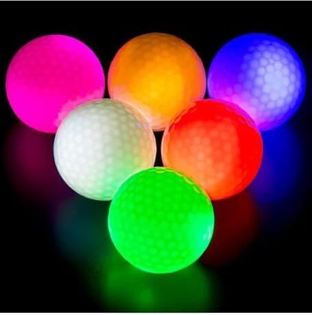 nema Glow in The Dark Night Golf Balls - Multi Color Golf Ball-picture-28