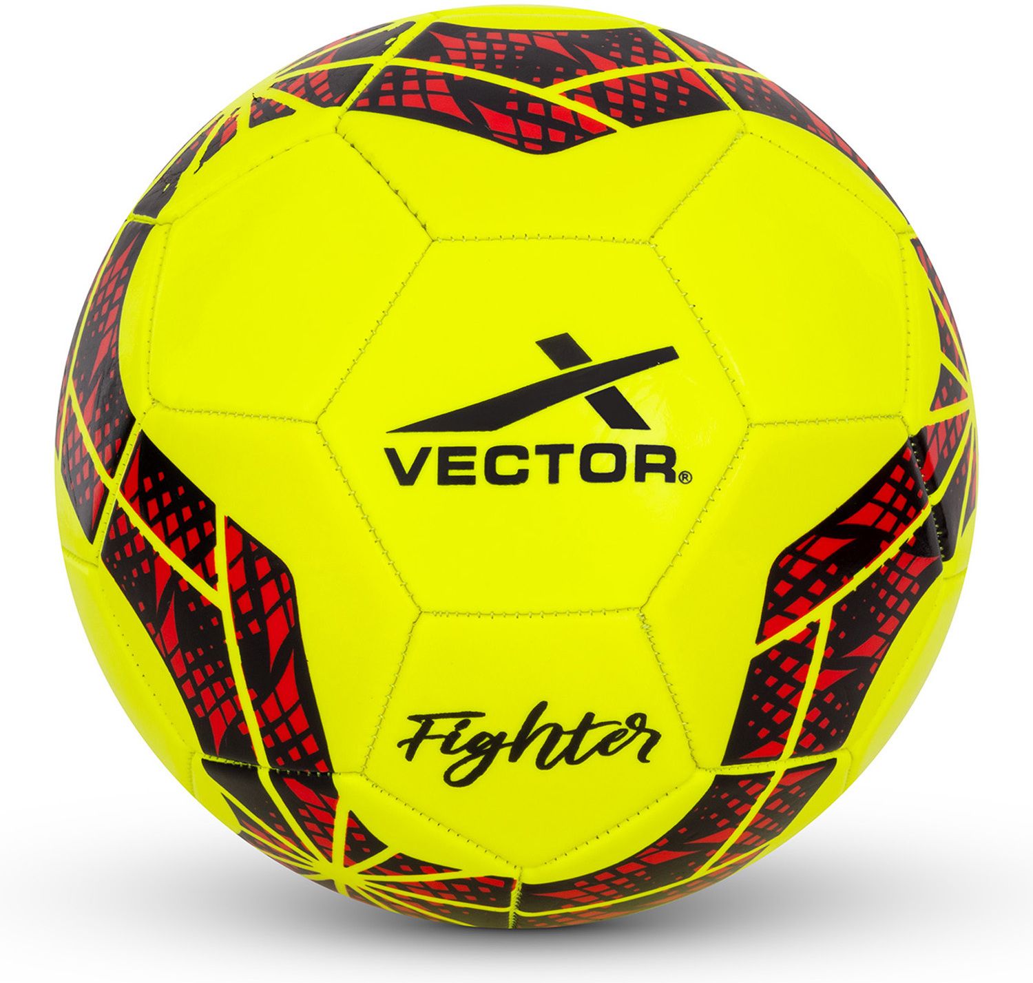 Fighter PVC Machine Stitched Football For Match | Training | Practice Football - Size: 5-image-37