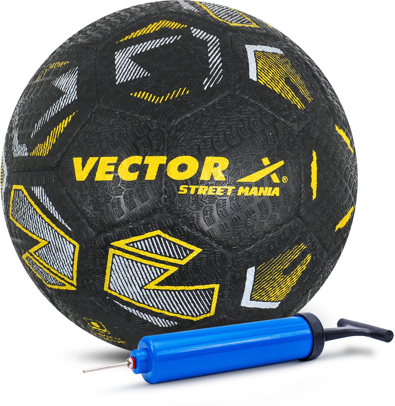 Street Mania Hand Stitched ball + Pump Football - Size: 5-image-3