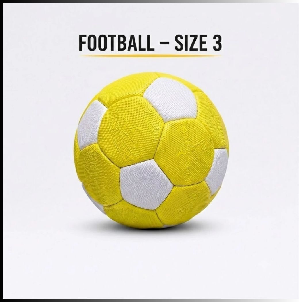 Size 3 Football for Kids | Heavy Duty Synthetic Training Football-01 Football - Size: 3-image-27