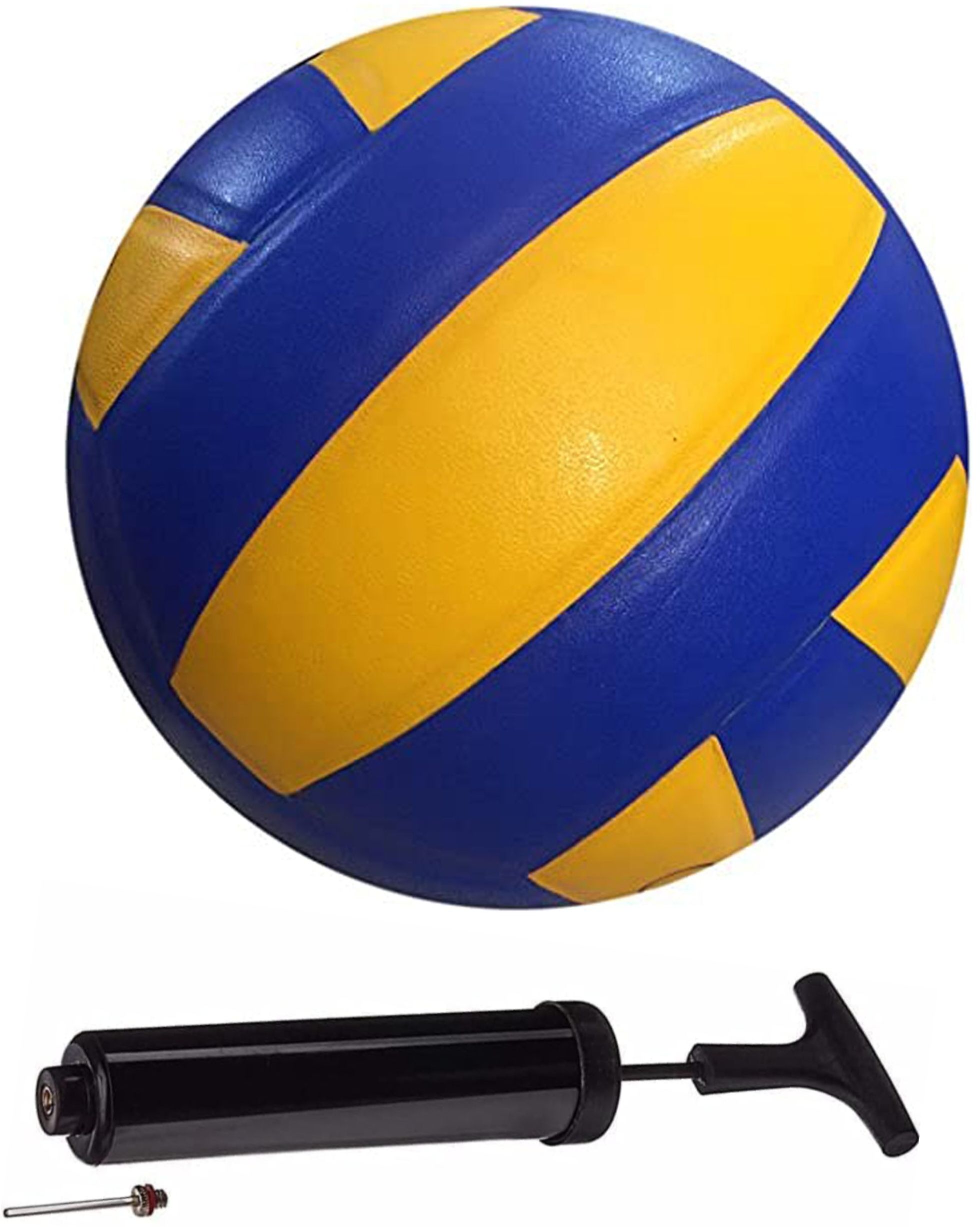 Traders soft synthetic volleyball size-5 with Air pump official 140 ( pack of 1) Volleyball - Size: 5