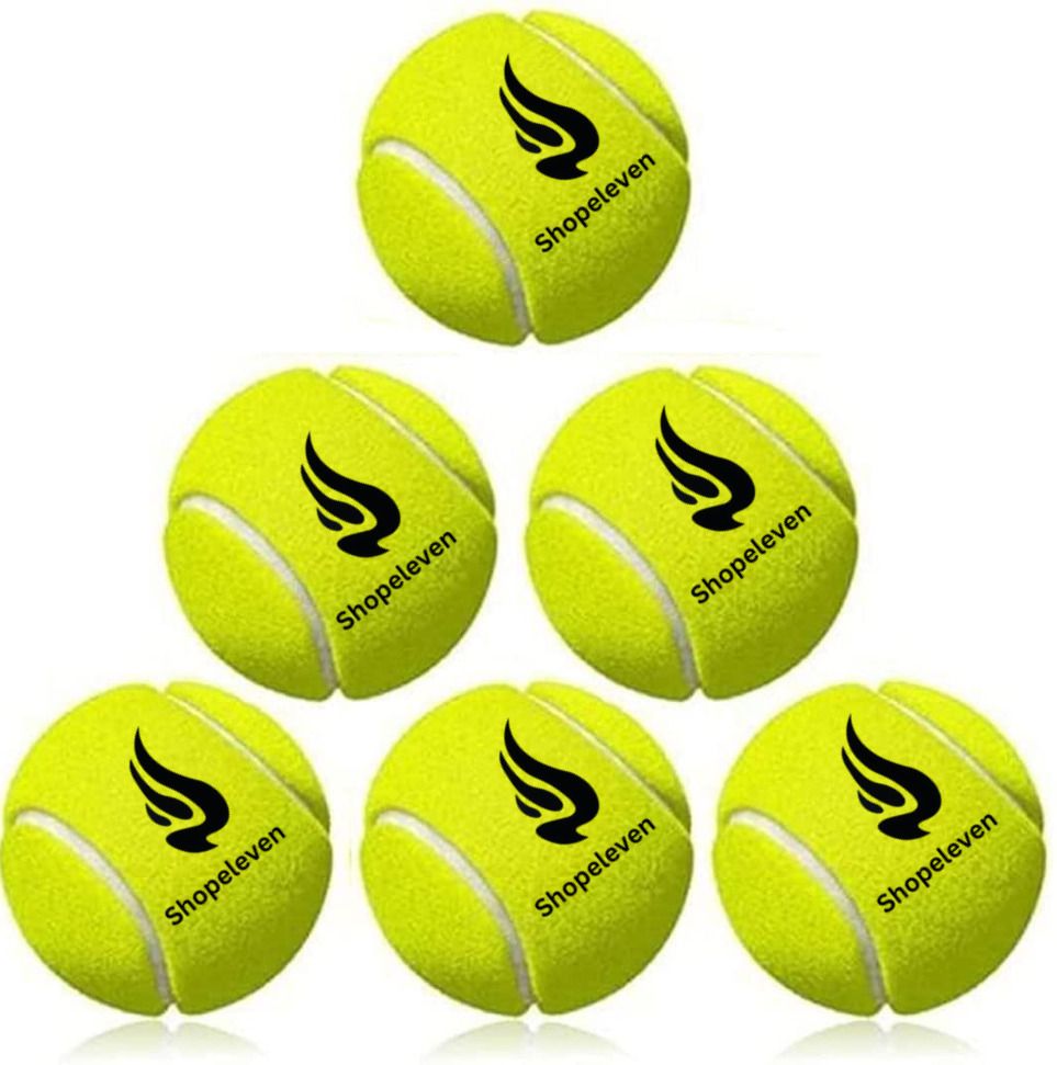 shopeleven Rubber Light Weight Tennis/Cricket Ball Tennis Ball (Pack of 1, Green) Tennis Ball-picture-21