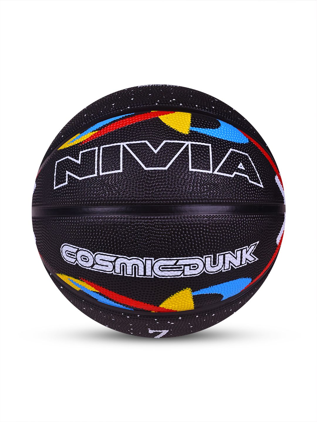 nivia Cosmic Dunk, Durable, Rubber Molded, Ideal for Indoor & Outdoor Surfaces Basketball - Size: 7-picture-27