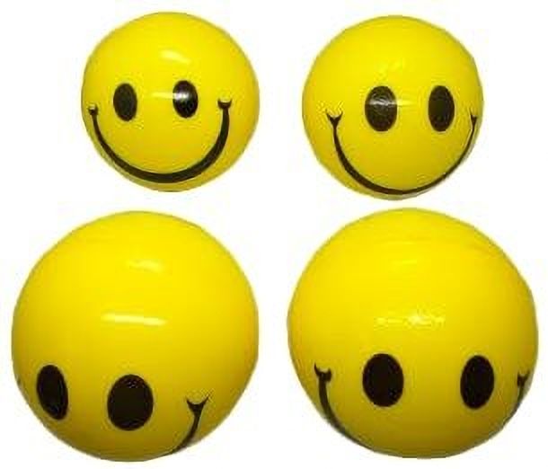 Smiley Face Squeeze Ball Yellow Ball Stress Reliver Funny Emoji Squash Ball