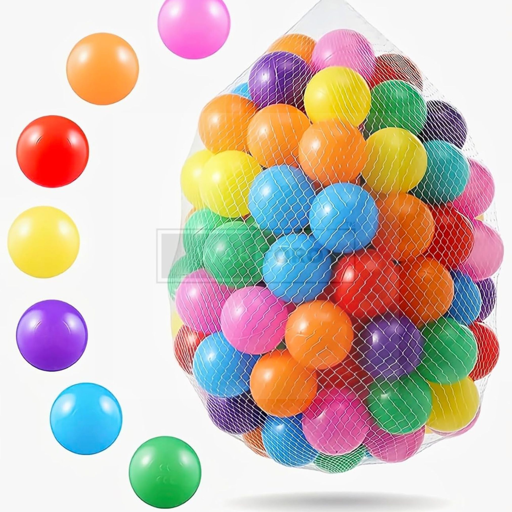24 pcs Big Large Size Plastic Balls Softy Non Toxic Plastic Pool Ball for Kids Pool Ball-image-19