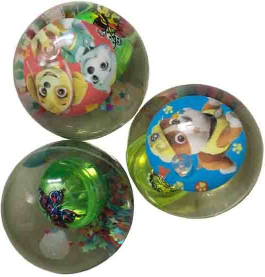 Led Flashing Luminous Rubber Bouncing Ball Anti-Stress Gift Toys for Children Handball