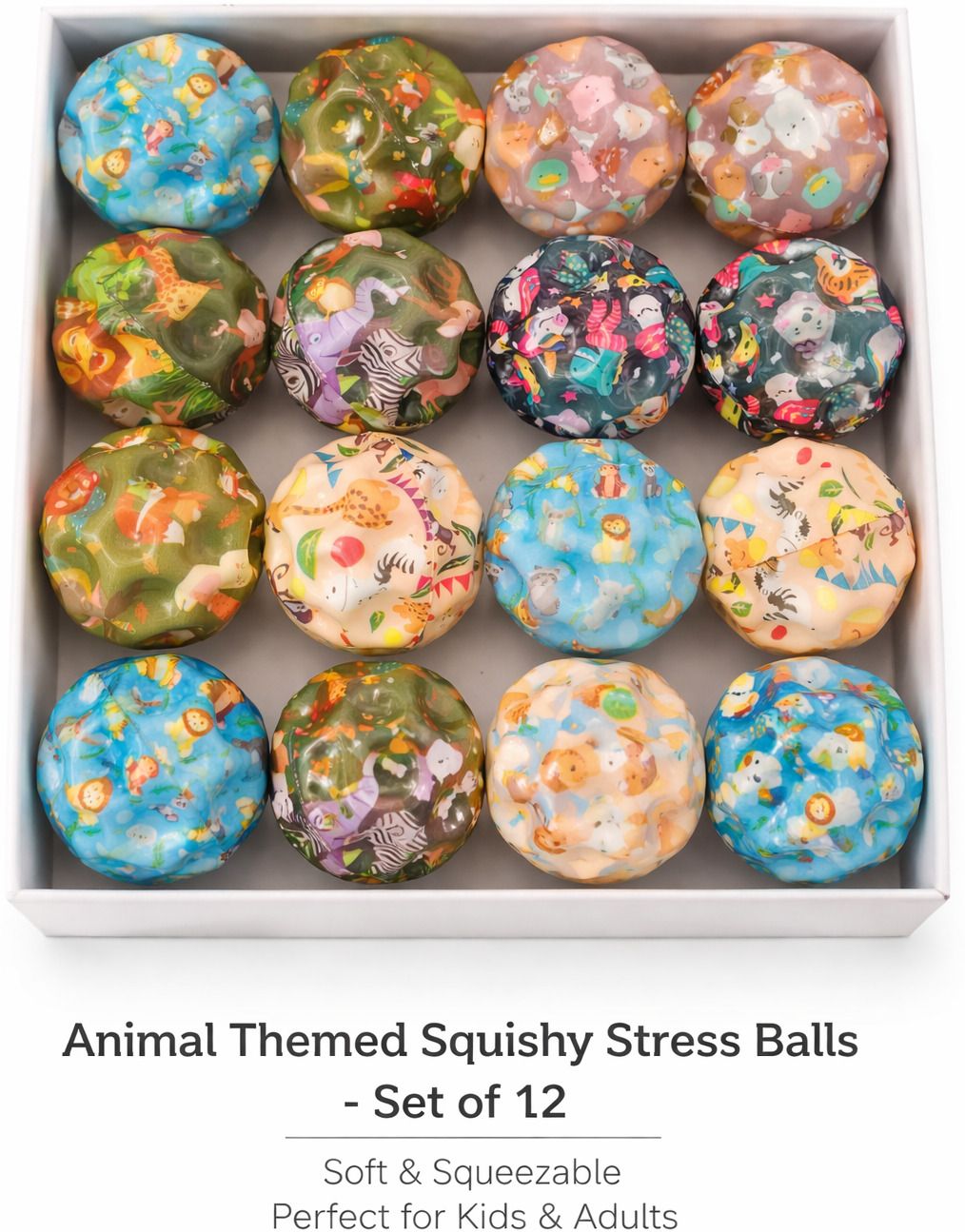animal print bouncy stress balls set of 2 Handball-image-37