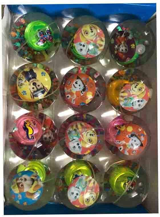 Bouncing Anti-Stress Luminous Led Flashing Rubber Ball Gift Toys for Children Handball