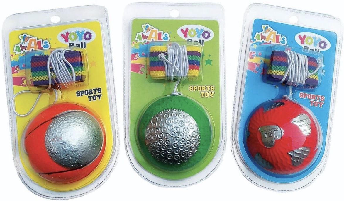 jayaansh traders Yoyo Ball For Kids Boys & Girls Adjustable Wrist Band Return ball Game Throw Ball - Size: 1-picture-34