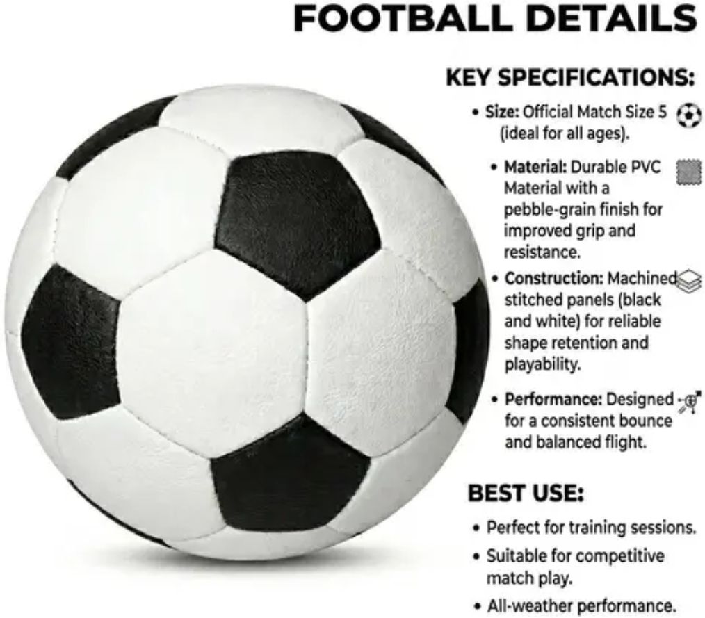 tsh Rakby 5 number Rugby Ball - Size: 5-picture-20