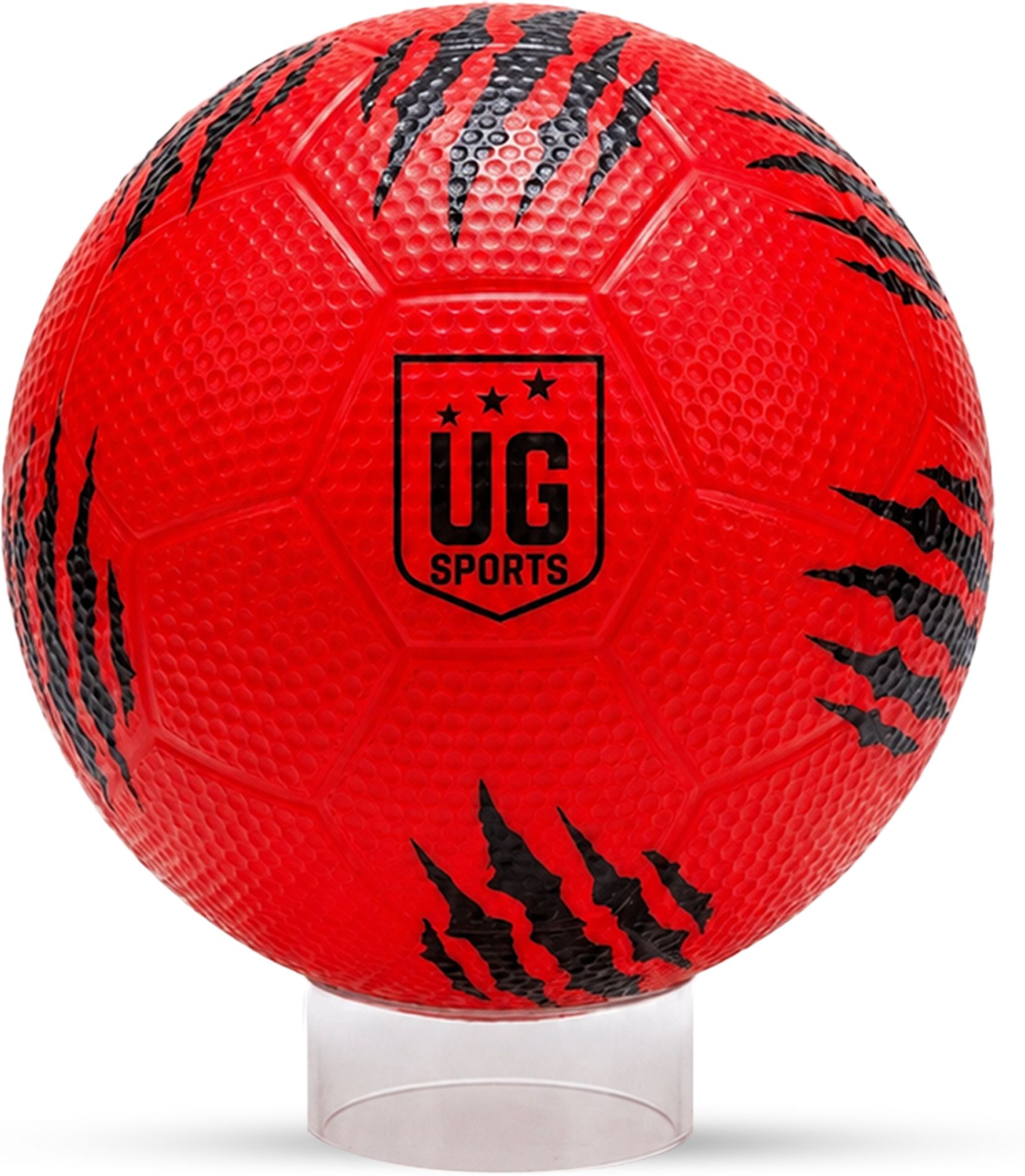 Rubber Football for Kids Size 1, Suitable Age -1 to 6 (Red) Football - Size: 1-image-12