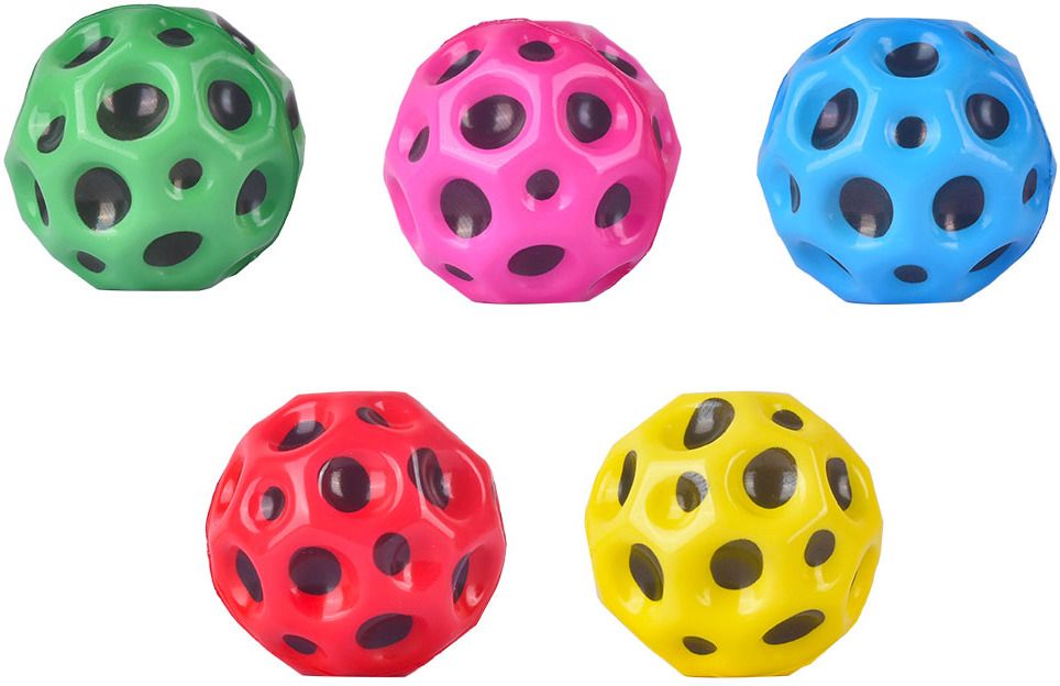 Colorful Hi-Bounce Sponge Ball 5 Combo Pack for Kids Games Handball