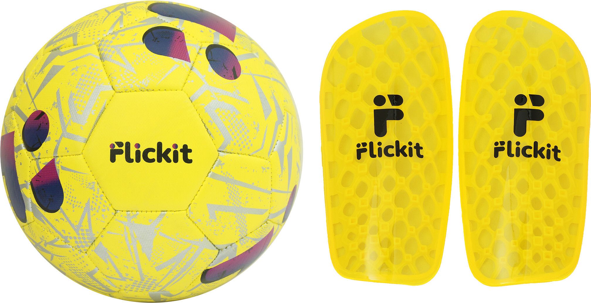 Smart Football + Pro Hex Shin Guard Combo | AI-Enabled Ball with App Tracking | Football - Size: 5-image-49