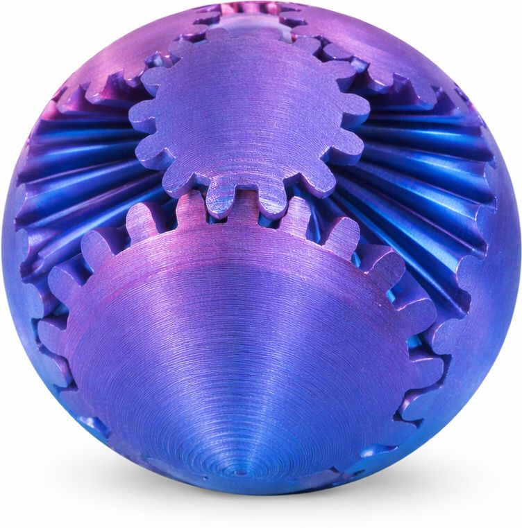 3D Gear Fidget Ball Stress Relief Toy Silent Rotating Hand Puzzle for All Ages Squash Ball