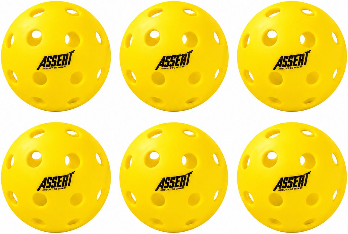Pickleball Ball (Pack of 6),40 Hole Ball for Tournament Play,Perfectly Balanced, Table Tennis Ball-image-23