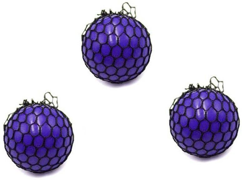 3pcs hand wrist toy ball Stress Relief Grape Squeeze ball Handball