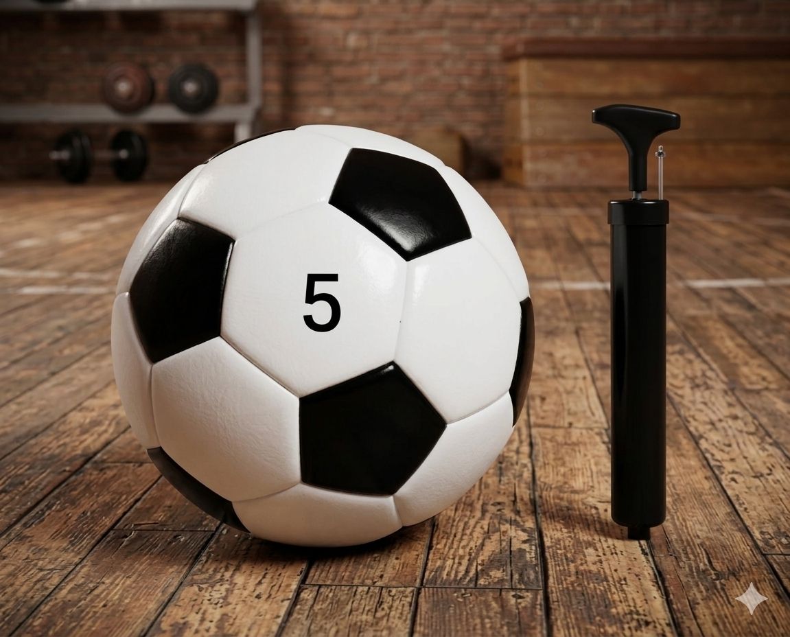 tsh Football pump 10 Rugby Ball - Size: 5-picture-13