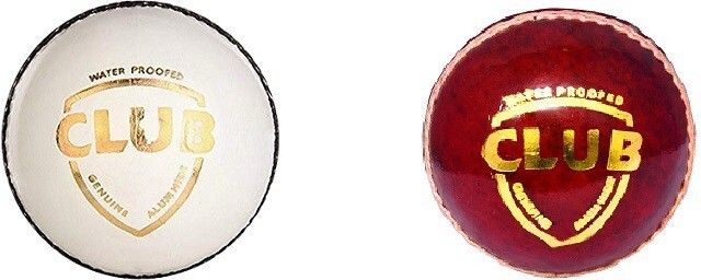 Red and White Combo Cricket Leather Ball-image-46