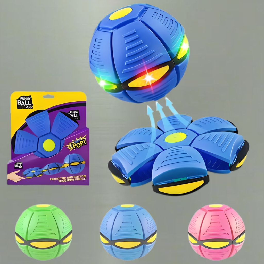Interactive Flying Transform Ball with Easy Pop Mechanism Football - Size: 1-image-43