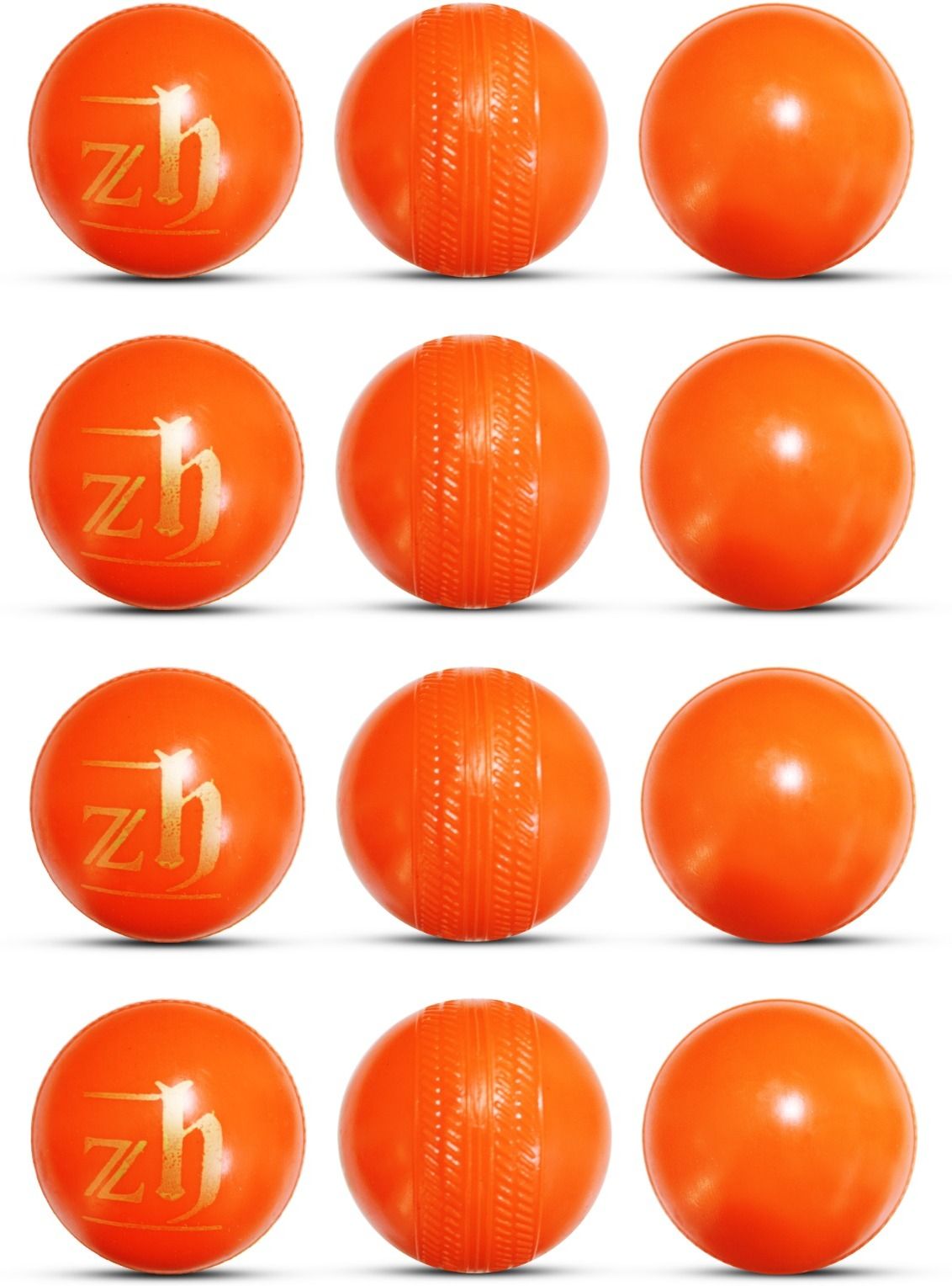 ORANGE Plastic Ball Non Toxic (80 gm per ball) Throw Ball - Size: 5