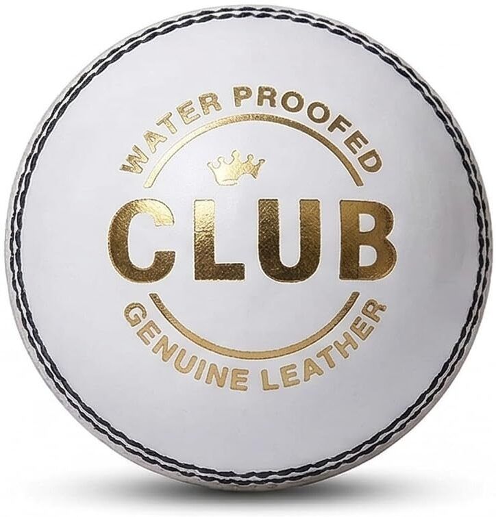 1 WHITE CLUB LEATHER BALL Cricket Leather Ball-image-29