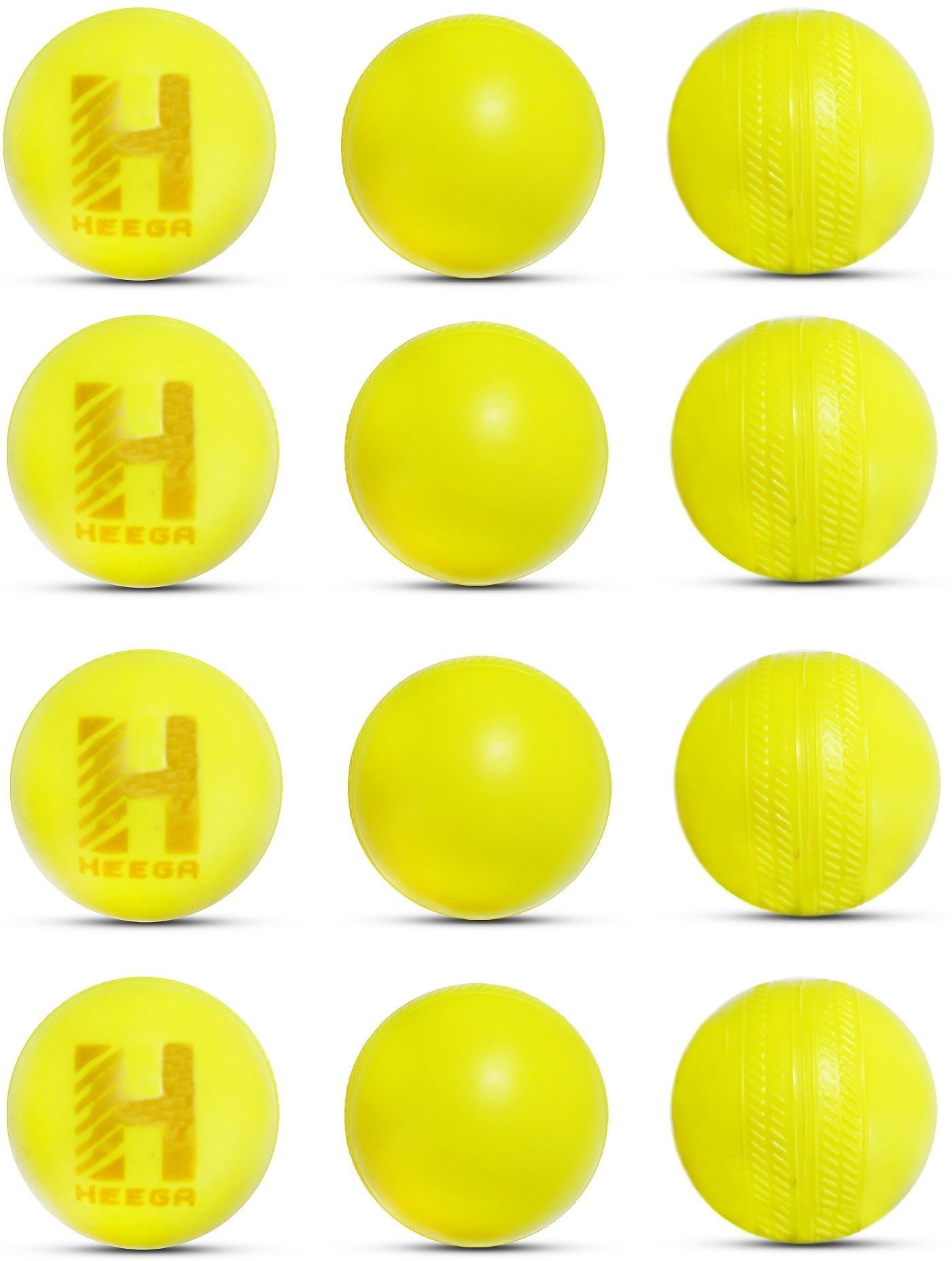 Green Non Toxic Plastic Cricket Ball (80 Gm Per Ball) Netball - Size: 4