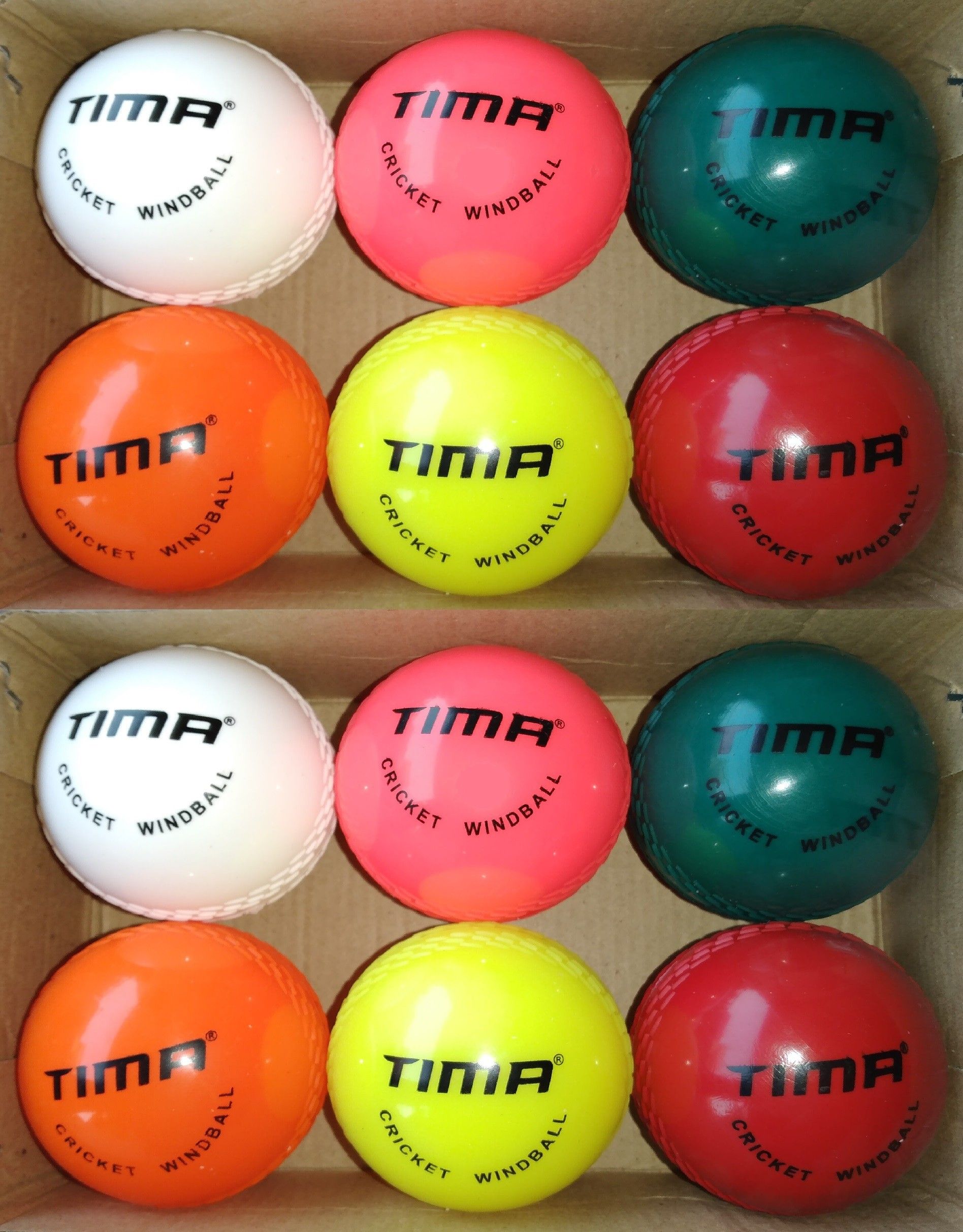 tima Cricket Windball Training Ball (Pack of 12) Cricket Tennis Ball-picture-13