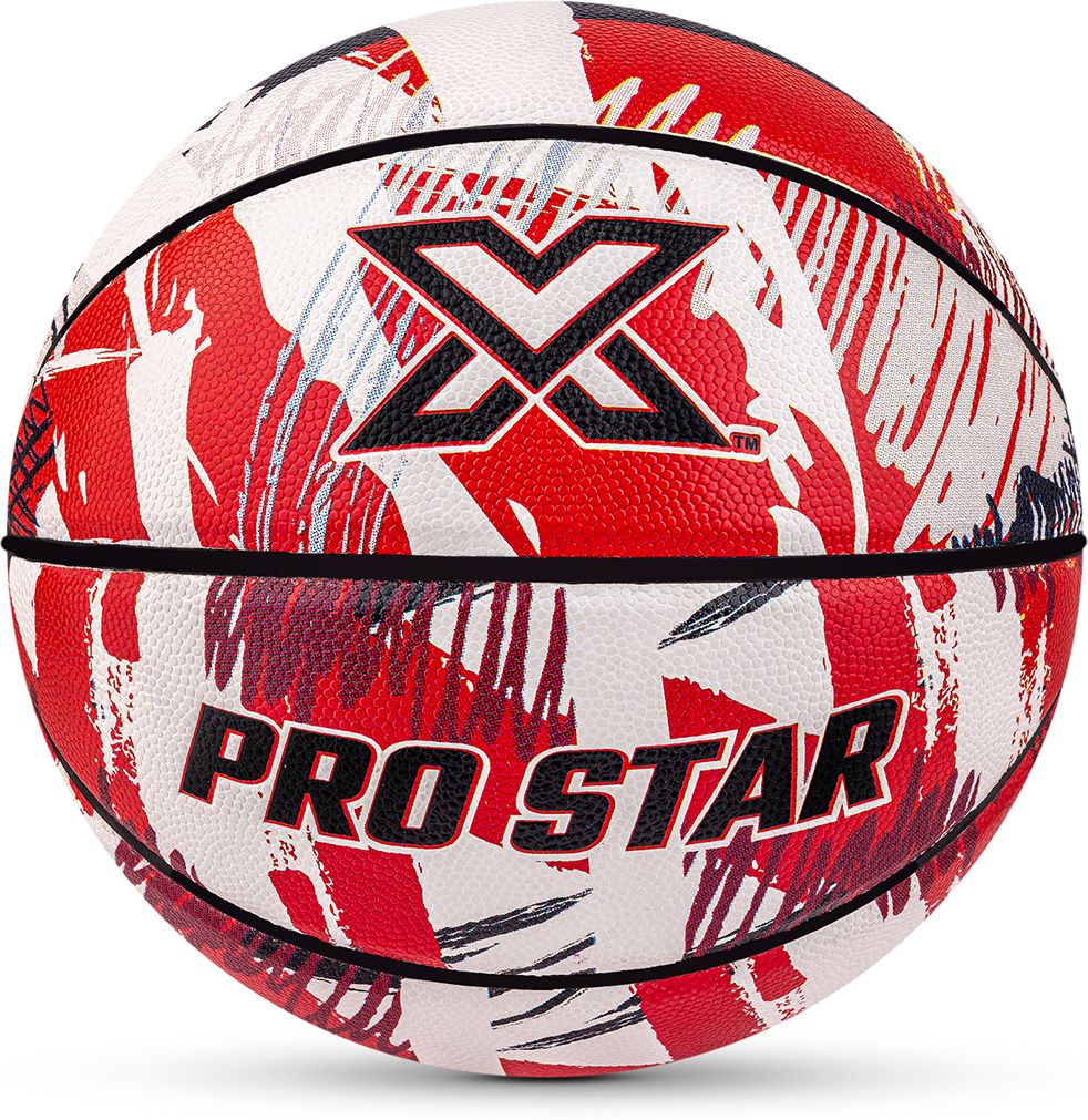 PRO STAR 8 Panel HD PU & Composite Leather|SR Bladder with Pebbled Texture Match Basketball - Size: 7-image-26