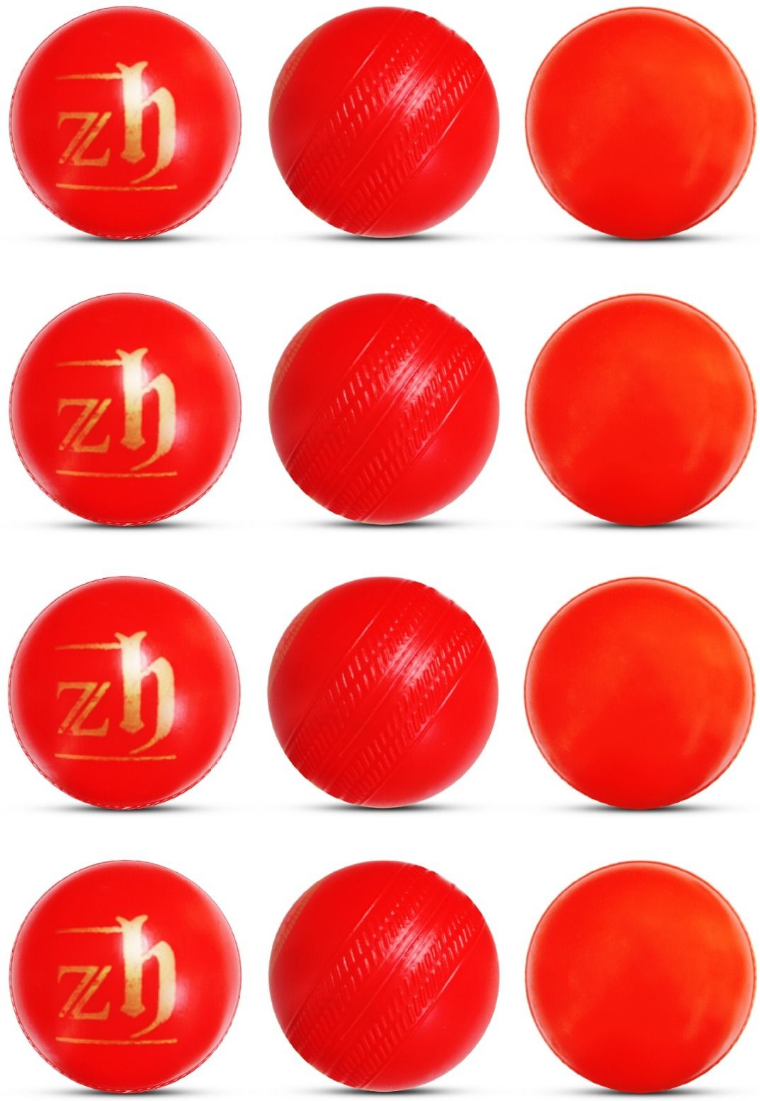 RED Plastic Ball Non Toxic (80 gm per ball) Throw Ball - Size: 5