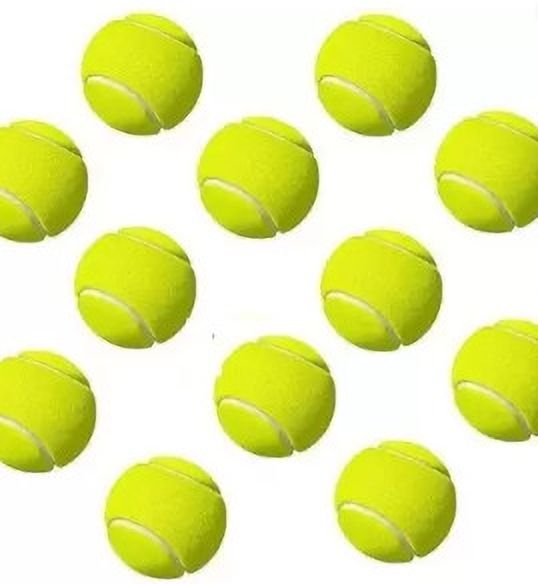 Light Weight Green Colour Tennis Ball (Pack of 12) Tennis Ball Tennis Ball