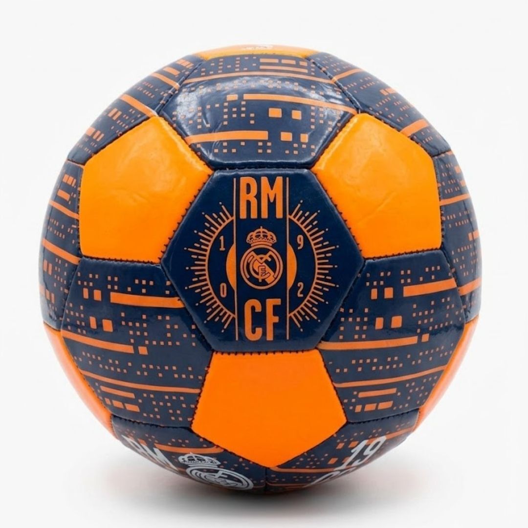 Official Size 5 PU Football (Orange/Blue) | Training Ball for Men & Women Football - Size: 5-image-5