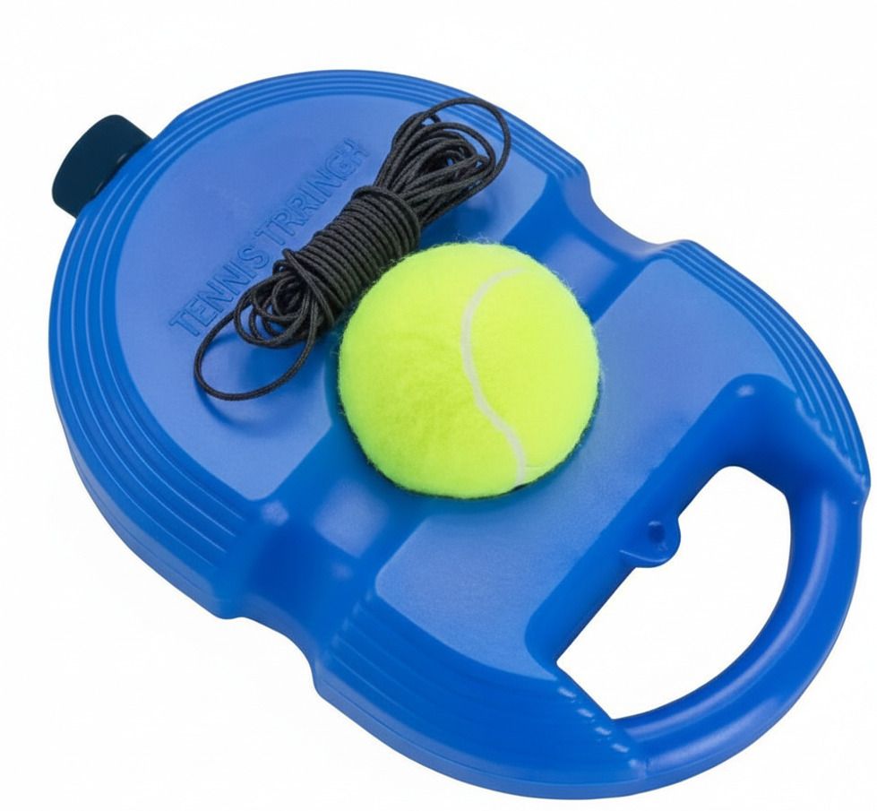 PlastoAdda Tennis Trainer Rebound Ball with String Set Self Tennis Practice Tennis Ball