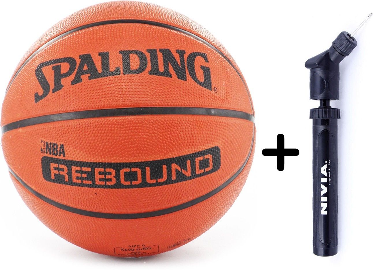 spalding Rebound (Size 6) + Ball Pump Combo Basketball - Size: 6-picture-43