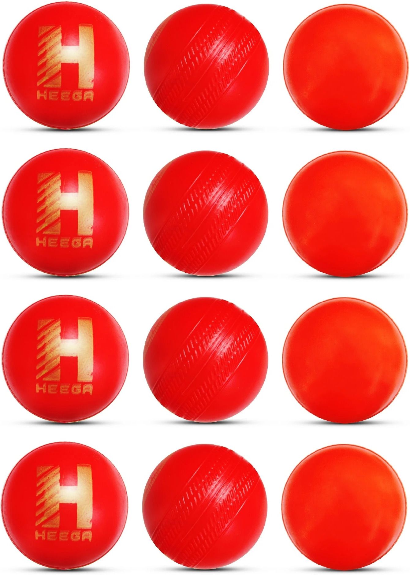 Red Non Toxic Plastic Cricket Ball (80 Gm Per Ball) Netball - Size: 4