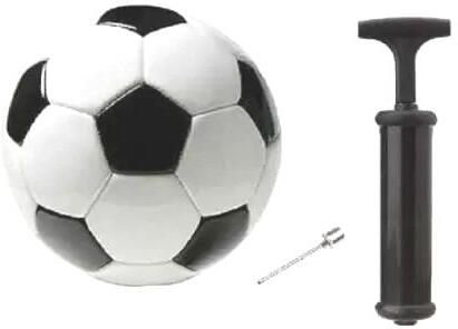 etahmart RUGBY RED & WHITE FOOTBALL SIZE-5 WITH AIR PUMP Football - Size: 5-picture-35