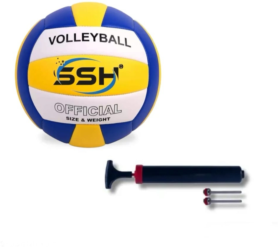 ssh New Arrival Soft synthetic volleyball with pump size-4 Volleyball - Size: 4 image 1