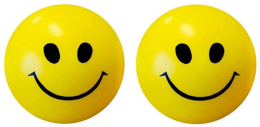 2PC Smiley Soft Balls/Stress Reliever Smile Ball/Cute Funny Yellow Emoji Balls Handball-image-42