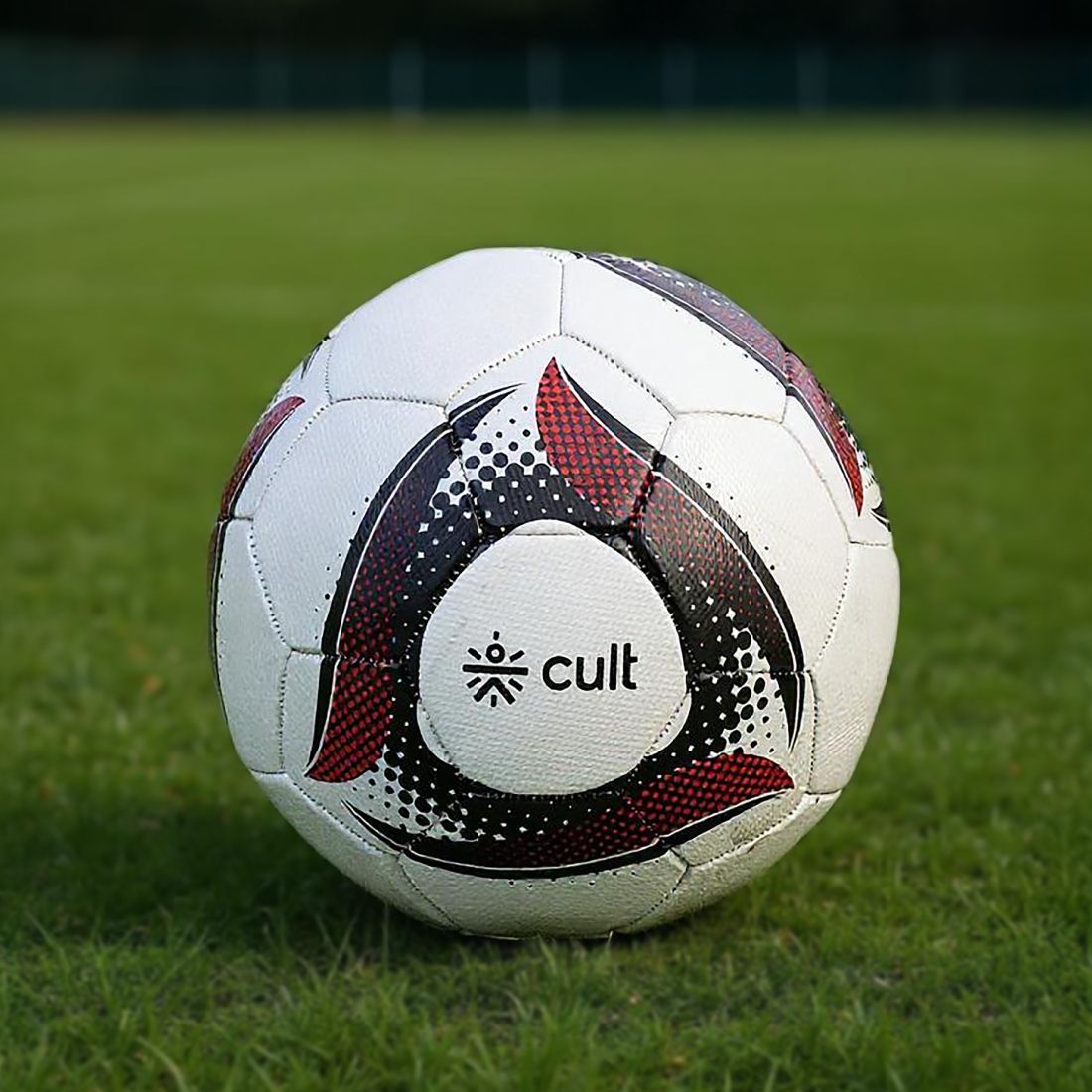 cult Football MS Glider Red Size 5 32 Panel for Training and Matches Football - Size: 5-picture-20