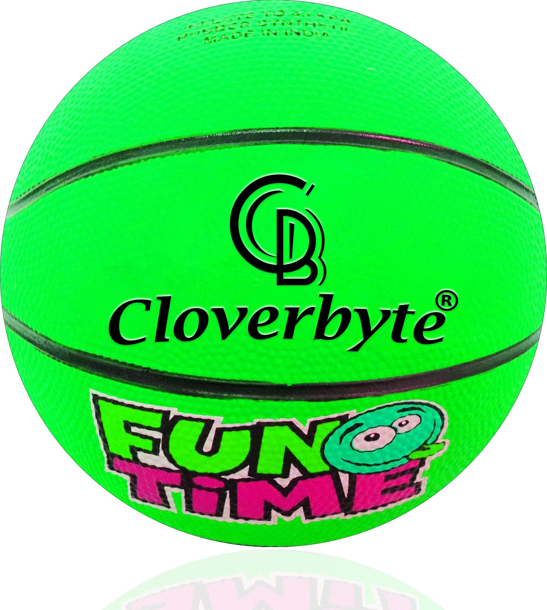 FUNTIME Junior Size 3 Green Basketball For Kids PlayZone Basketball - Size: 3