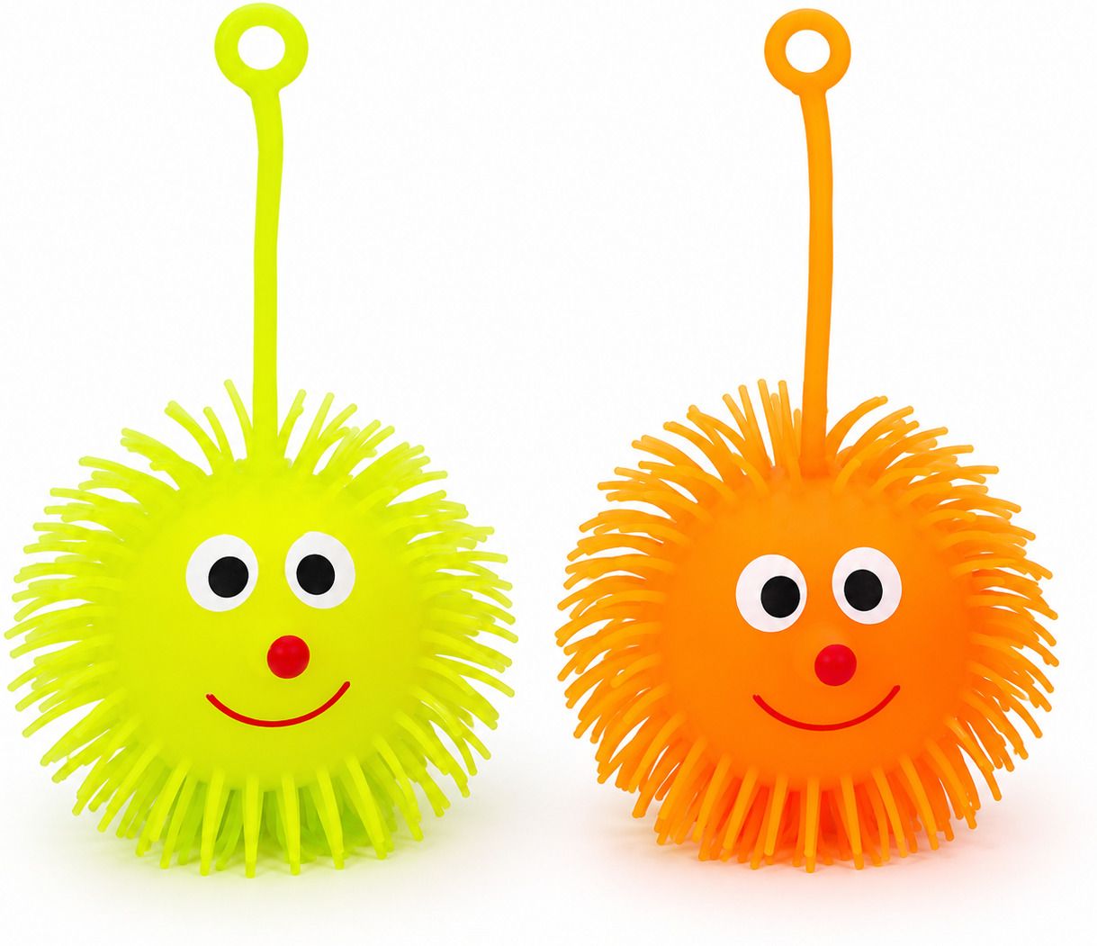 pack of 2 Puffer Toys Led Flashing Light Stress Relief Squishy Balls Softball Water Polo Ball-image-40