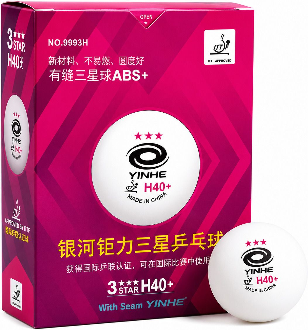 H40+ 3 Star Competition Table Tennis Balls for Advanced Players Table Tennis Ball-image-42
