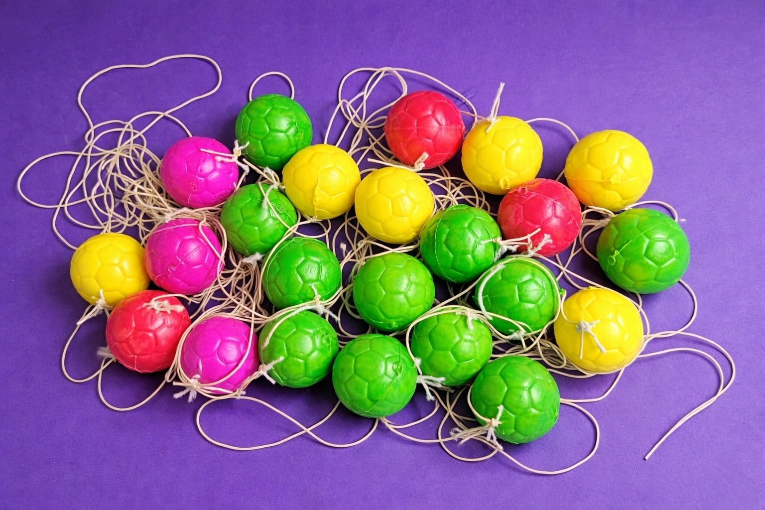 24 pc small solid ball for every one Rugby Ball - Size: 1