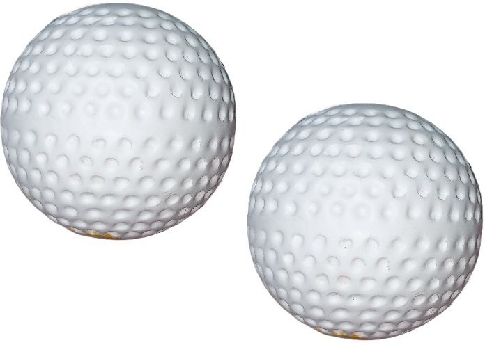 kanha ji enterprises KNG002 Hockey Ball (Pack of 2, White) Hockey Ball-picture-44