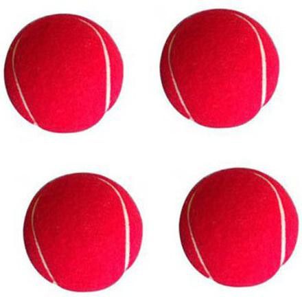 gamers hub red cricket tennis ball-4 pieces Tennis Ball-picture-11