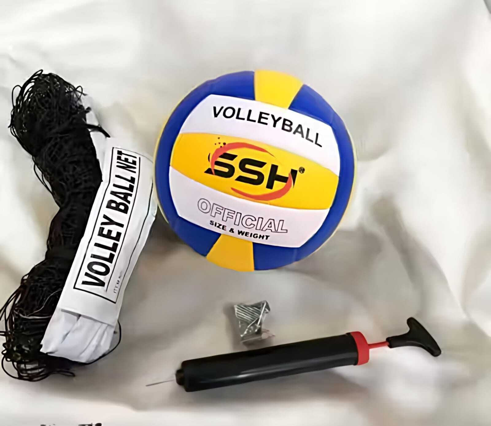 ashi enterprises Trendy PVC Volleyball With Air Pump And nylon Net , ( Pack Of 3 ) Volleyball - Size: 5-picture-10