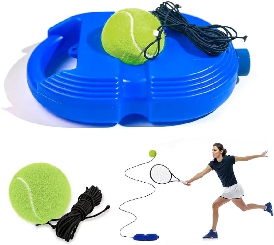 Self-Study Training Tennis Trainer Rebound Balls with Rope Practice Tool Tennis Ball-image-11