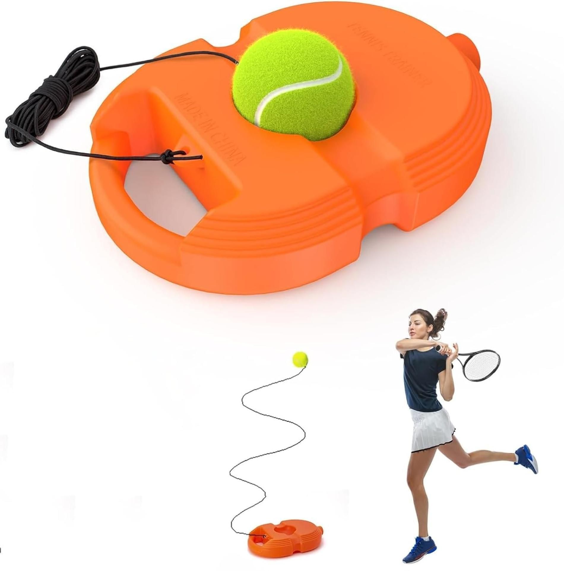 Solo Tennis Trainer Set Self Tennis Practice Ball with String Cricket Trainer Tennis Ball-image-40