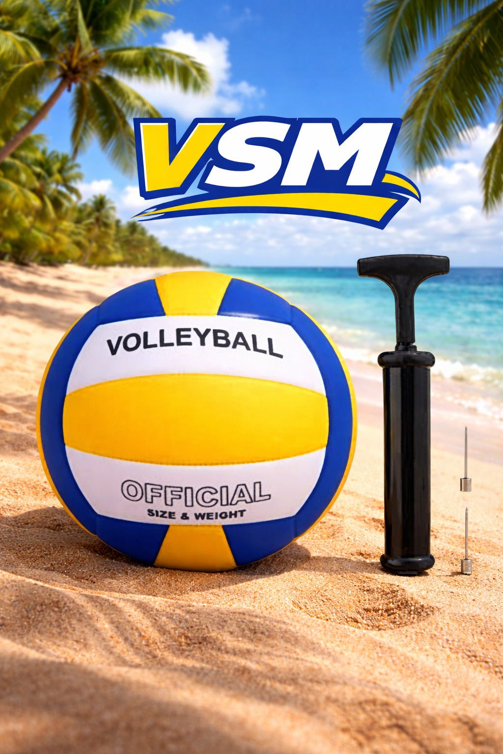 vsm Professional (Size-4) Volleyball with Air Pump for Beginners Volleyball - Size: 4-picture-29